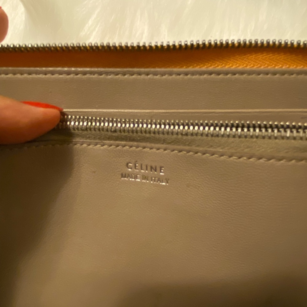 🌸SOLD. Authentic Celine long zipper wallet - Picture 7 of 11
